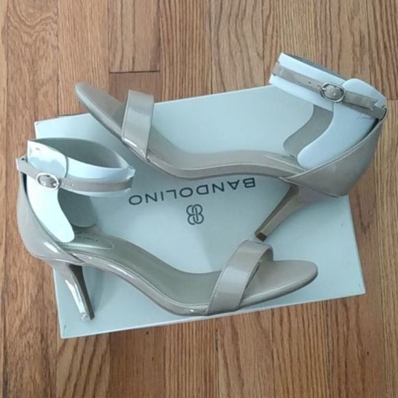 BANDOLINO MADIA SANDALS NATURAL PATENT SIZE 9.5M - Picture 3 of 5